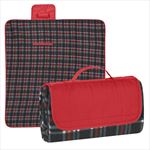 Red Flap with Black/Red Plaid Blanket